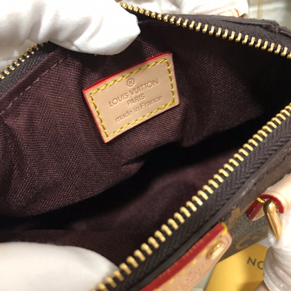 ルイヴィトンバッグ角部分ディテール